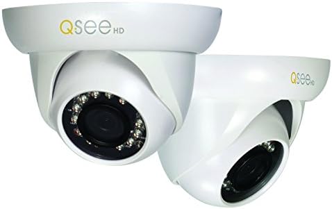 Q-SEE QCA7202D-4 720p Analogna visoka razlika, plastično kućište, kupola za kupovinu 4-pakovanje