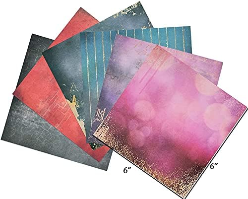 Levylisa CardStock Paper Paper 24 listova 6 X6 Fancy Color Universe Space Stil ScrapBook papir Jednostrani