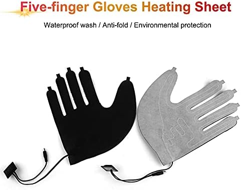 RENSLAT 1kom rukavice grijaći jastučići za podešavanje Temperature kompozitna vlakna grijaći list za zimske