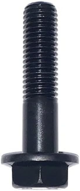 2kom M8*40mm crna boja Vanjska šestougaona prirubnička glava lengthing vijak mašina za eksere 10,9 razreda