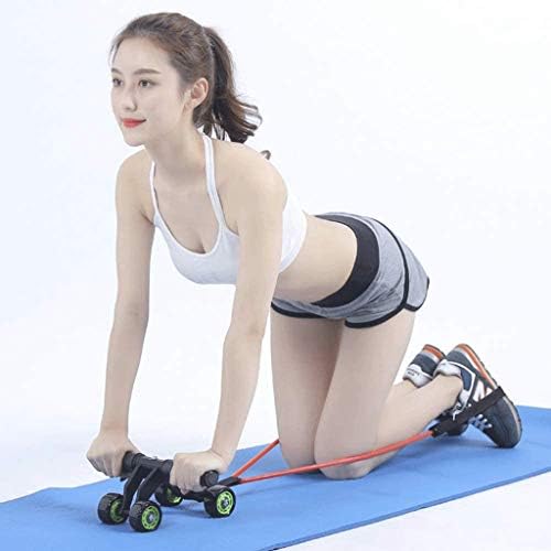 Quanjj AB valjka kotača za vježbanje trbušne vježbe, automatska valjka sa 4 kotača za žene muškarce, trbušni mišićni trening