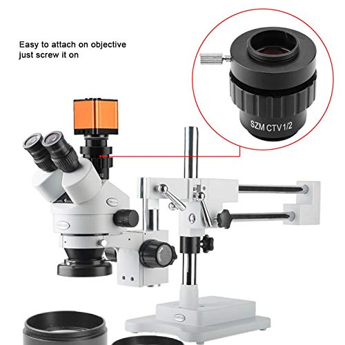 Faceuer Pomoćni objektiv, praktični pribor za objektiv CCD interfejs 25mm objektiv, za školu mikroskopa