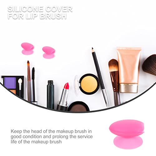 Minkissy 10kom silikonske četke za usne Cover silikonske četke Cover travel makeup brush Covers for