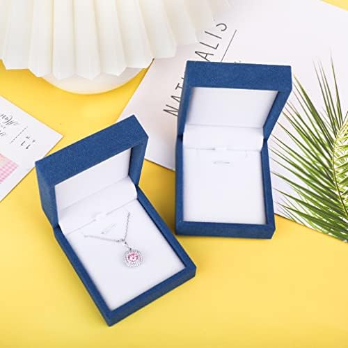 ISUPERB 2pcs Velvet prsten kutija za angažman prstenastim kutijama Premium nakit poklon kutija