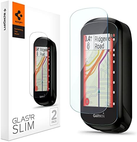 Spigen kaljeno staklo za zaštitu ekrana [Glas.tR Slim] dizajniran za Garmin Edge 530 / Garmin Edge 830-2 pakovanje