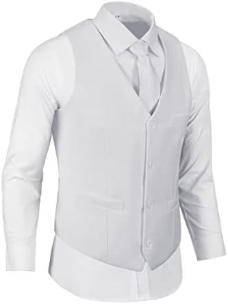 Guexioxio muške odijelo prsluk Slim Fit Stvari Formalni prsluci za muškarce vjenčanje maturalni