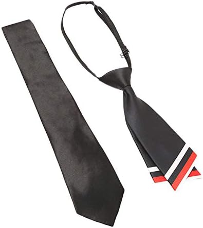 ANDONGNYWELL Striped kravata poliesterska svilena kravata tkani jacquard vrat Klasične pruge Nectie za