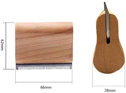 Wsndg češalj za uklanjanje dlaka od punog drveta, profesionalni alat za uklanjanje češlja za uklanjanje