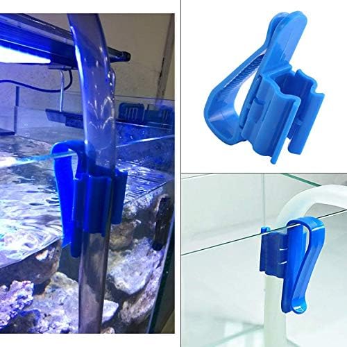 Nge 2kom držač crijeva multifunkcionalna Plastična Podesiva kopča za montažu rezervoara za ribu obujmica za cijev za vodu (plava Plastika)