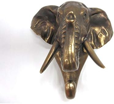 Pacifički poklon za divlje životinjske glave jedno zidno sjevernica za kuku životinjskog oblika rustikalna lažna brončana ukrasna zvjezdana skulptura