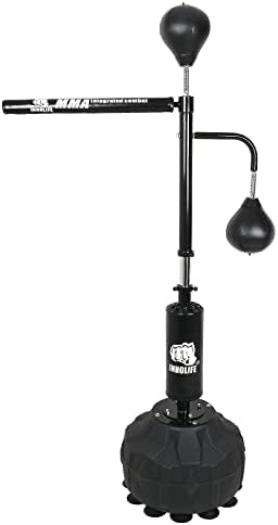 Innolife oprema za bokseru 360 ° Spinning bar Besplatno stojeći sa 2 lopti za probijanje, trening bokseriranja
