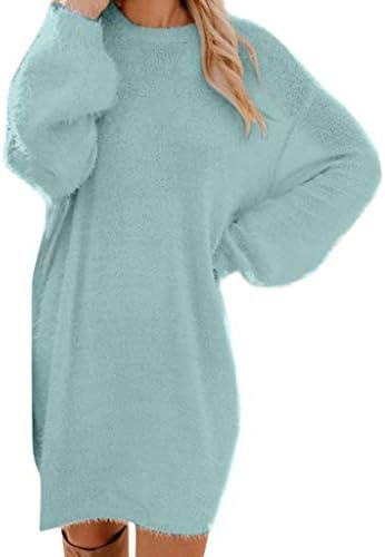 LATINDAY ◆ ženska dukserica od flisa s dugim duksericama Crewneck pulover Casual Dugi rukav Bodycon Mini džemper