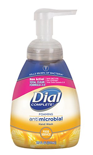 Dial-1210130 kompletna Foodservice antimikrobno pjenjenje za ručno pranje, 7.5 Oz stolna pumpa