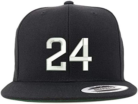Trendy Prodavnica Odjeće Broj 24 Vezena Snapback Bejzbol Kapa S Ravnim Kljunovima