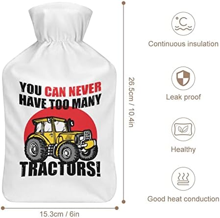 Poljoprivredni Traktori štampana boca za toplu vodu sa mekanim plišanim poklopcem ručna topla gumena