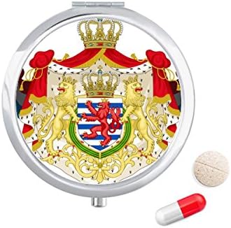 Luksemburški Nacionalni Amblem Država Simbol Kutija Za Pilule Džepna Kutija Za Skladištenje