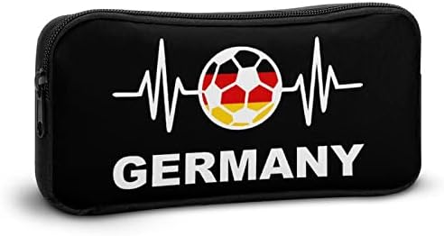 Njemačka Soccer Football Heartbeat Štampana Pernica Držač Torbe Torbica Kutija Za Kancelarijski
