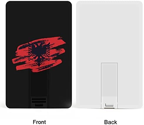 Albanska zastava kreditna kartica USB Flash diskovi Personalizirani memorijski štap Key Corporate pokloni