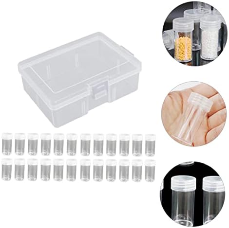 COHEALI 3 setovi kutija za odlaganje Nail Art Accessories Rhinestone Accessories Clear Plastic Organizer Bins