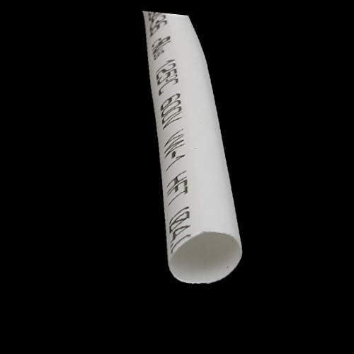 X-dree 1M dugačak 4 mm unutarnji dija. Polyolefin TOPLE semenljiva cijev bijela za popravak žice (1M de largo 4 mm de diámetro Interijer. Tubo termoretráctil de politiolefina blanc-o para reparación de kablovi