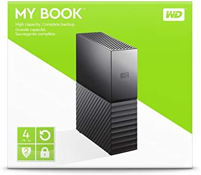 WD 4TB moja knjiga desktop eksterni Hard disk, USB 3.0-WDBBGB0040HBK-NESN