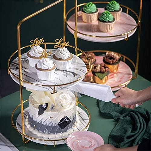 Stalak za torte svadbena torta torta dekoracija deserta ploča mermerni tanjir za torte stalak za tanjir