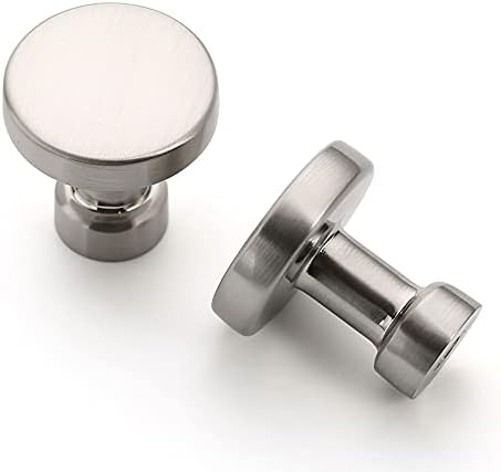 Asidrama 20 pakovanje 1-1 / 4 inčni polirani krom kuhinjski ormar za ručice Ormar za dugmete za okretni gumb
