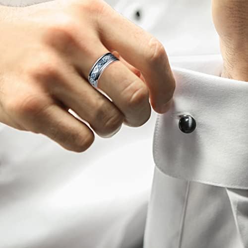 2023 Novi Titanium Zlatni prsten Zmaj sa srebrnim zmajnim čeličnim čeličnim prstenima od nehrđajućeg