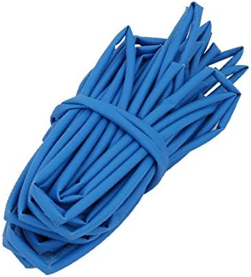 X-dree Toplotna cijev 3 mm Unutarnji dijabilni kabelski rukav kablovski rukav 10 mm Dug (Tubo termocontraíble 3 mm de diámetro Interijer kabel Azul Envoltura del Kabl Manga 10 metros de Largo