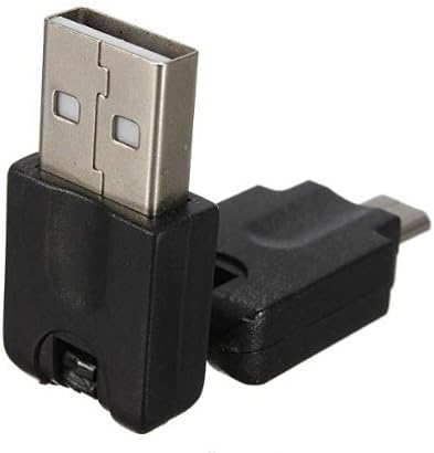 Wpeng 2 paket 360 stepeni okretni podesivi ugao USB 2.0 A muški na Micro USB muški adapter konvertor