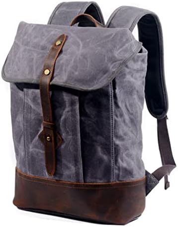 WETYG muški ruksak tvrda platnena Računarska torba za studente ruksak za planinarenje na otvorenom