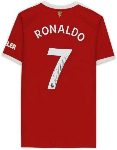 Cristiano Ronaldo potpisao majicu Manchester Velika - Početna, 2021-2022, broj 7 - nogometni dresovi