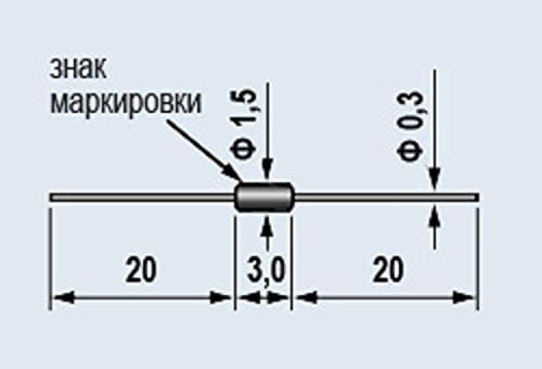 Dioda vojska KD922A analogna 1N300B silicijumske diode USSR 2 kom