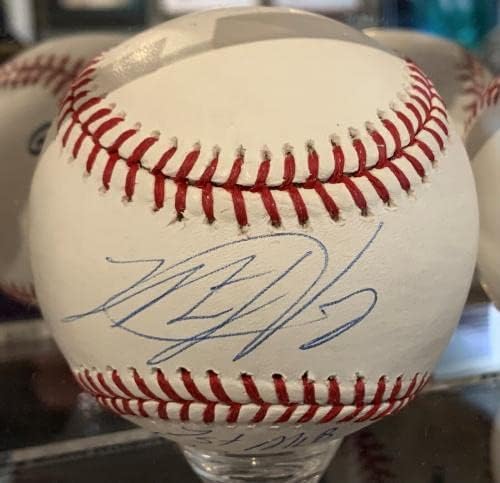 Mat Harvey potpisao bejzbol se metila Kansas City Royals Autogramirani MLB hologram Coa - autogramirani