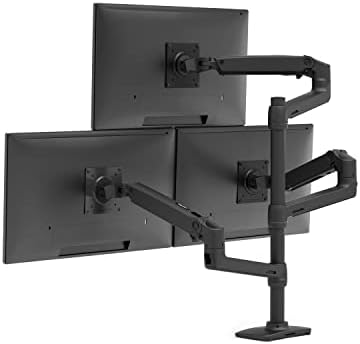 Ergotron - LX trostruka ruka monitora, VESA nosač za stol – za 3 monitora do 40 inča, 7 do 14 lbs svaki-mat