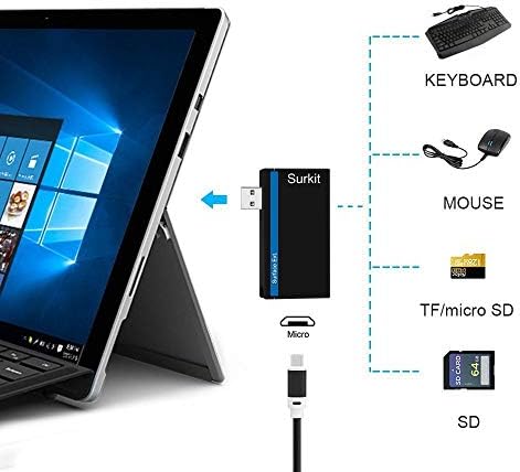 Navitech 2 u 1 laptop/Tablet USB 3.0 / 2.0 Hub Adapter/Micro USB ulaz sa SD / Micro SD čitač