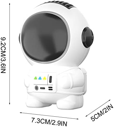 HVGDHU Mini ručni ventilator za stol Astronaut prijenosni vazdušni hladnjak USB punjive slobodne