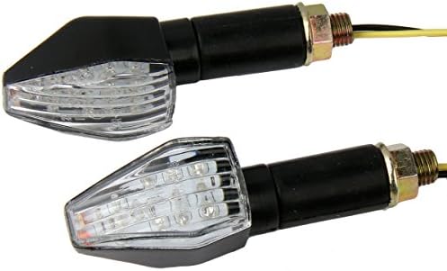 MotorToGo crni LED Žmigavci za motocikle indikatori Žmigavci Žmigavci kompatibilni za 2004 Ducati Monster