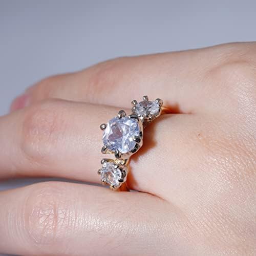 2023 Novi prsten svijetli nakit za bijeli nakit za žene angažovani kamen prsten cirkonski modni