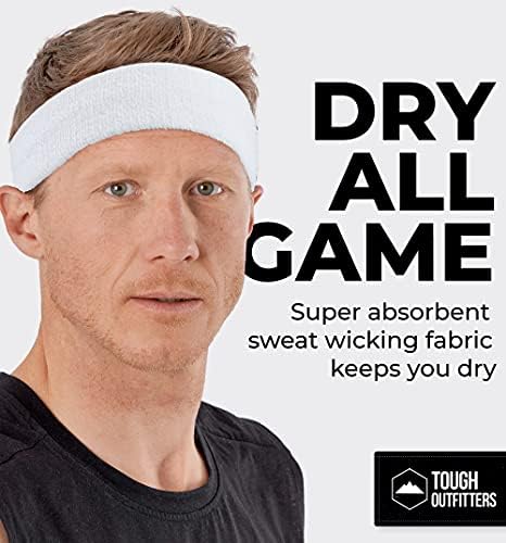 Set znojnica - glava & trake za znoj na Zapešću - trake za treniranje od frotira za tenis, vježbe, Sport, Košarka,