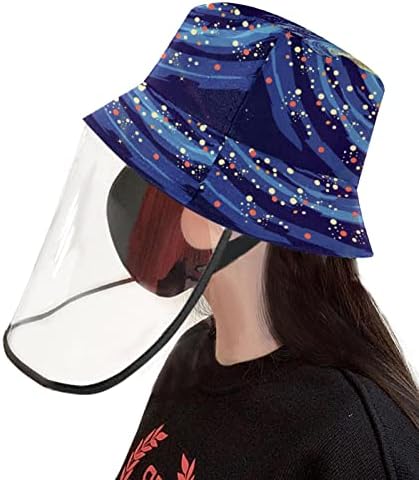 Zaštitni šešir za odrasle sa štitnikom za lice, ribarski šešir protiv sunčeve kape, božićni kamion