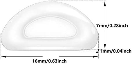 12 pari silikonski temeljni jastučići za naočale za nos jastučići za zamjenu pad za zamjenu ne-klizanja