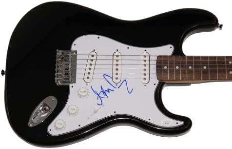 ADAM DURITZ potpisao autogram u punoj veličini BLACK Fender STRATOCASTER električna gitara B W/ JAMES