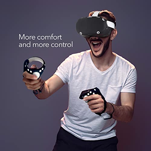WASSERSTEIN BUNDLE - VR šal za slušalice i silikonski set kože kompatibilan sa Oculus Quest 2