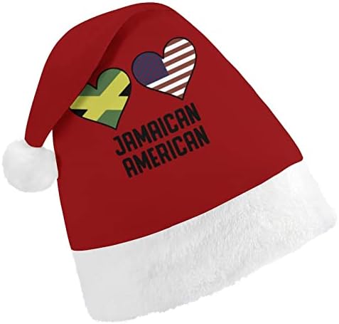 Jamajke Američko Srce Zastave Božić Šešir Personalizirana Santa Šešir Funny Božić Dekoracije
