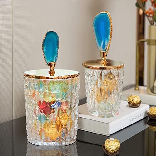 Torta stakla Glassy Jar Skladištenje JAR Početna Dnevna soba Dekoracija za pohranu Kućni ukras Pribor Voćka
