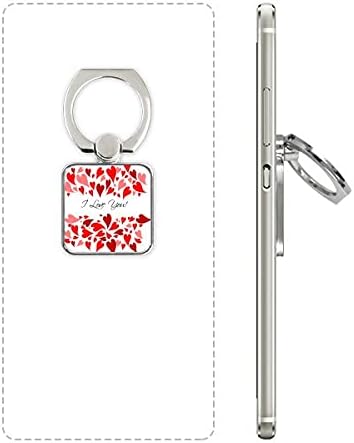 Valentinovo Volim te crveni kvadratni držač za držač zvona za mobitel nosač univerzalni poklon