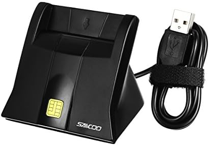 Saicoo CAC čitač dod vojni USB zajednički pristup CAC čitač pametnih kartica-kompatibilan sa Mac OS, Win, Linux