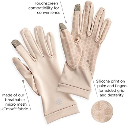 Coolibar UPF 50+ muške ženske Gannett UV rukavice-zaštita od sunca