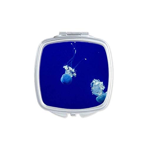 Okeanske Meduze Naučna Priroda Ogledalo Za Slike Prenosivo Kompaktno Džepno Šminka Dvostrano Staklo